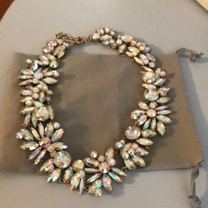 Jcrew iridescent crystal necklace